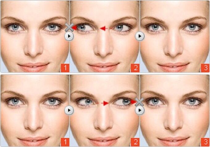 Gymnastics for the eyes that effectively improve vision